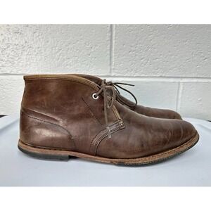 Timberland 75509 Wodehouse Mens 10 Chukka Short Brown Leather Desert Ankle BOOTS